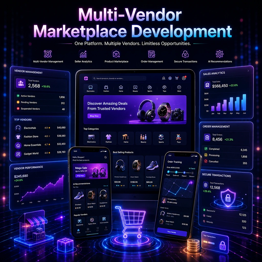 Multi-Vendor marketplace platforms development services